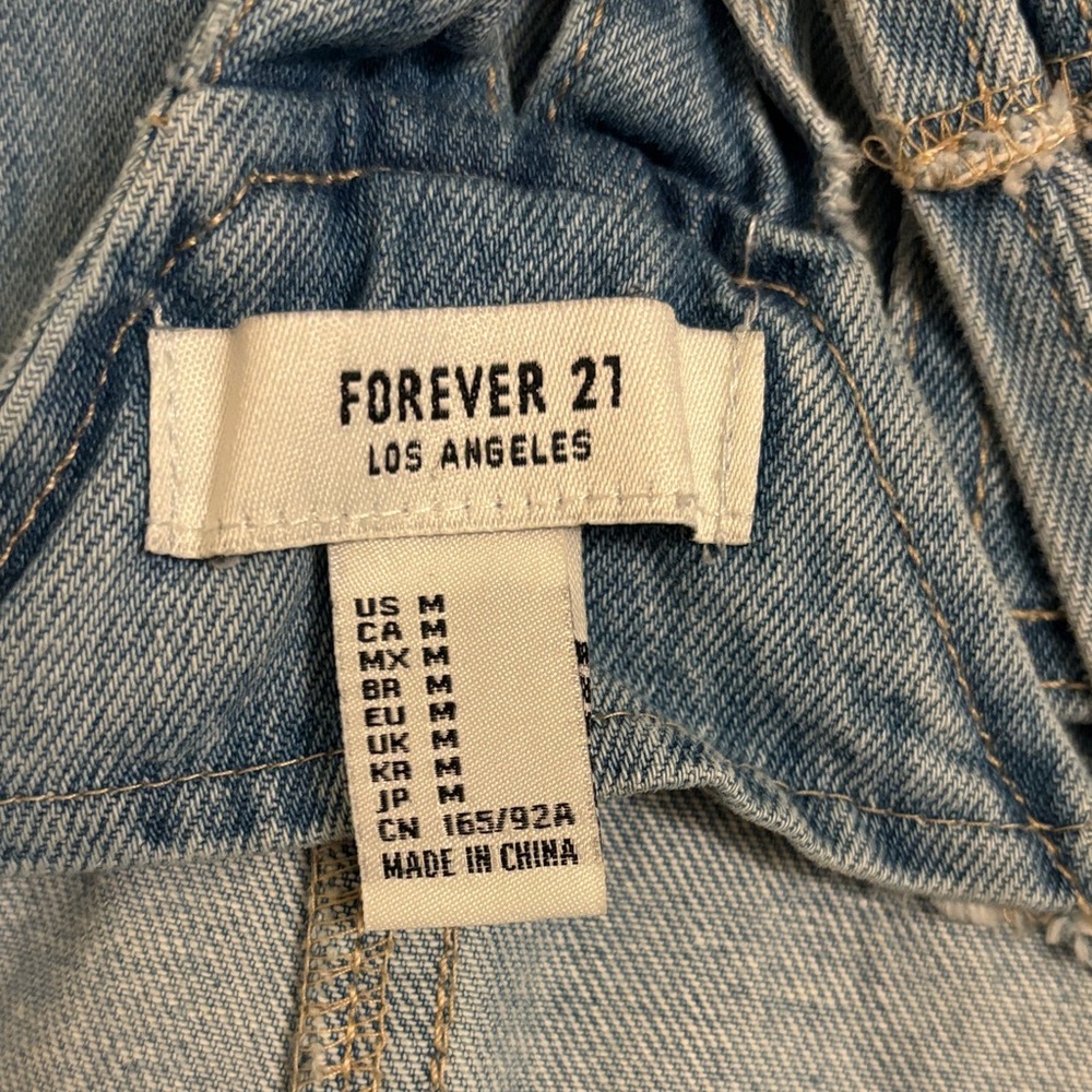 Denim Button-Front Overall Dress - Picture 3 of 3